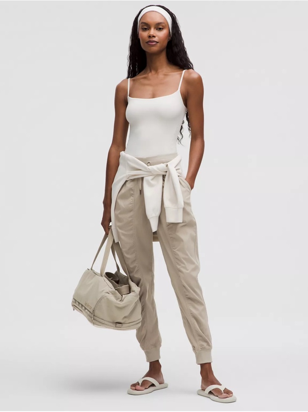 lululemon athletica Beige Sandstone Jogger Pants